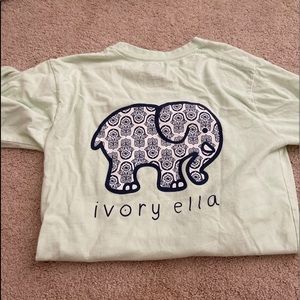 ivory ella long sleeve tee